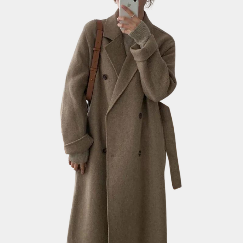 Manteau d'hiver long et élégant pour femmes - chaud et tendance !