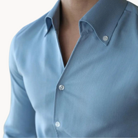 Chemise d'affaires pour hommes avec capuchon - Slim Fit - Langarm für elegante Anlässe