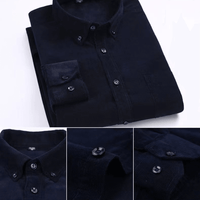 Camisole pour homme de pana premium de manga larga con botones para un estilo elegante y cómodo