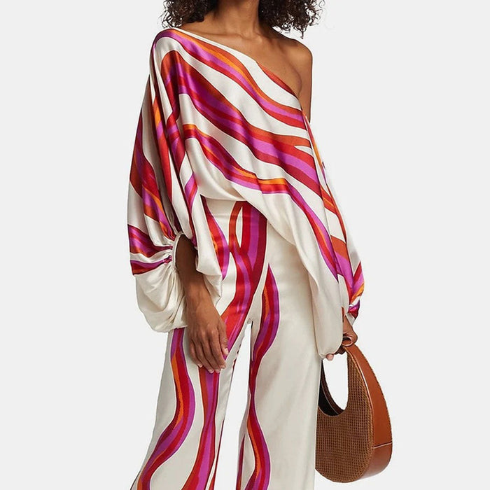 Lotte | Pyjama élégant en satin pour femmes pour un look stylé et confortable