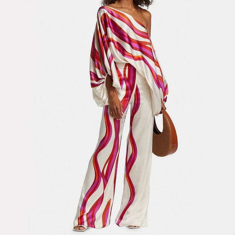 Lotte | Pyjama élégant en satin pour femmes pour un look stylé et confortable