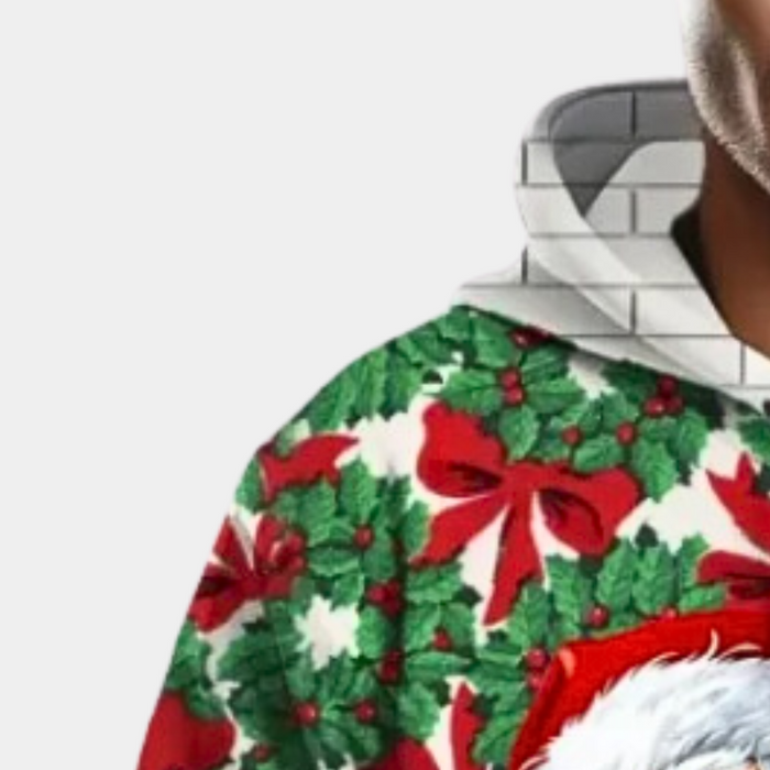 Sweat à capuche de Noël BASTIAN pour hommes - parfait pour les fêtes !