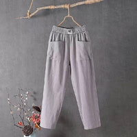 Pantalon élégant et décontracté pour femmes, avec taille élastique confortable pour un ajustement parfait