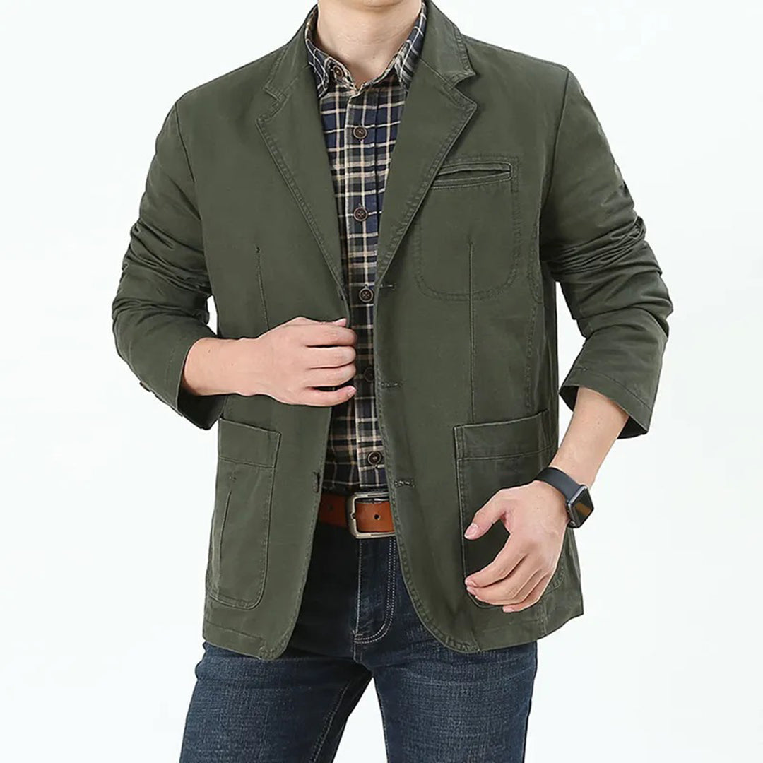 Harry - Veste Jacquard Vintage classique pour l'homme moderne