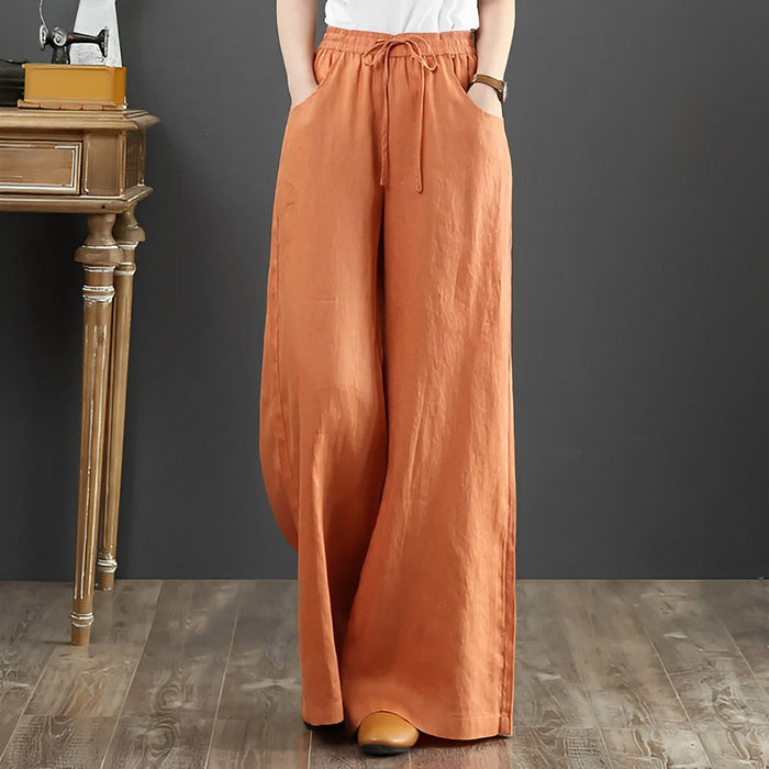 Pantalon à jambe large à la mode pour femmes - style lounge élégant pour un look quotidien stylé