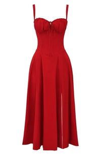 Robe Bustier Imprimée - Thea en Mélange de Polyester Durable