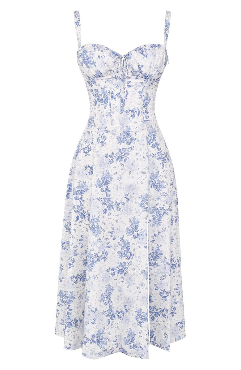 Robe Bustier Imprimée - Thea en Mélange de Polyester Durable