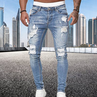 Benham - Jean robuste pour homme avec détails en relief pour un look robuste