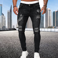 Benham - Jean robuste pour homme avec détails en relief pour un look robuste