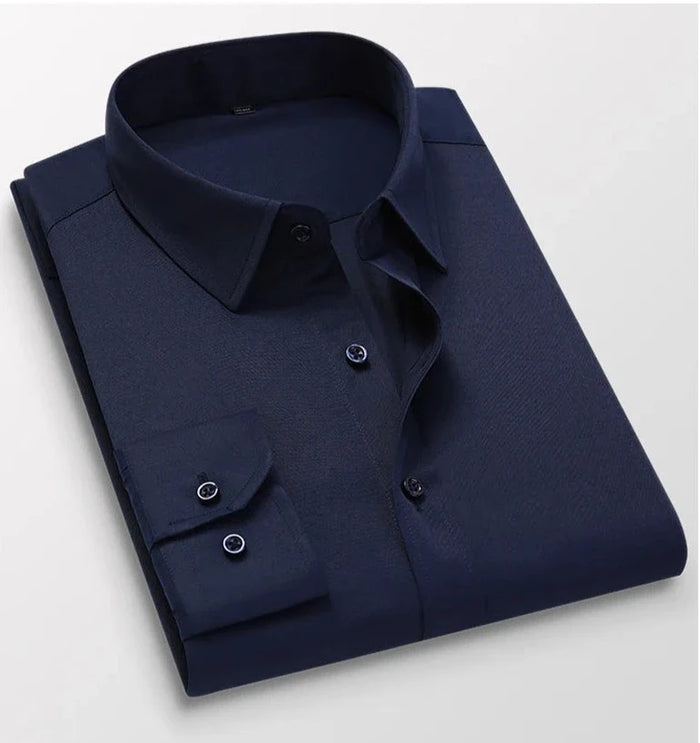 Chemise élégante pour homme à manches longues avec poche