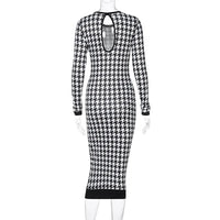 Élégante robe midi classique Veronique pour un style intemporel