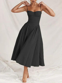 Robe Vintage Midi pour Femmes - Élégance Rétro et Sophistication