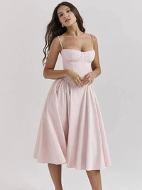 Robe Vintage Midi pour Femmes - Élégance Rétro et Sophistication