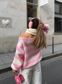 Irina™| Pull tricoté à la main