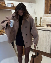 Florine™ Manteau en laine surdimensionné