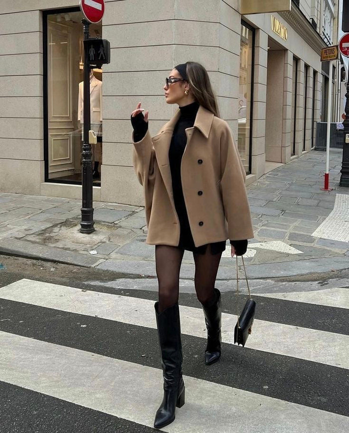 Florine™ Manteau en laine surdimensionné