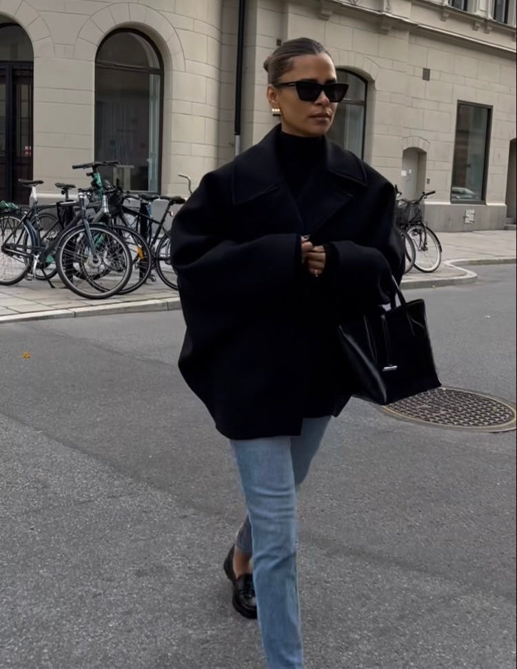 Florine™ Manteau en laine surdimensionné