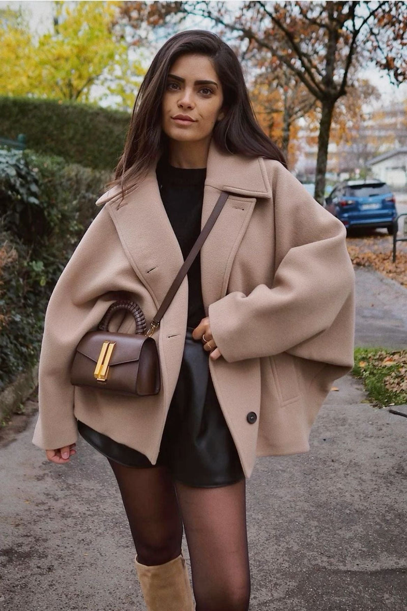Florine™ Manteau en laine surdimensionné