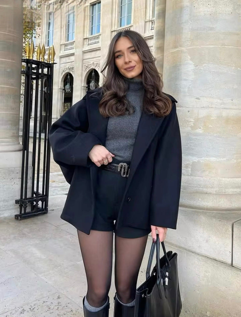 Florine™ Manteau en laine surdimensionné