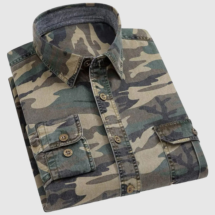 Camisole classique de l'homme avec étampe et manteau long