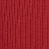 Stylish Red Puff Sleeve Top - Trendy Ribbed Blouse for Women