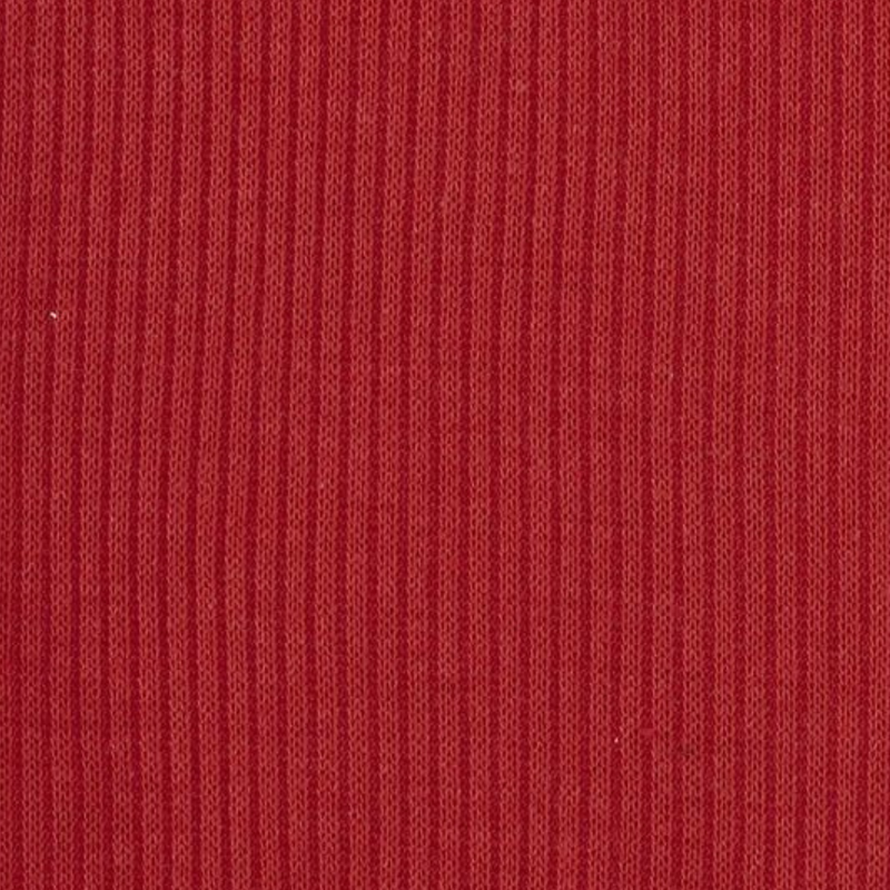 Stylish Red Puff Sleeve Top - Trendy Ribbed Blouse for Women