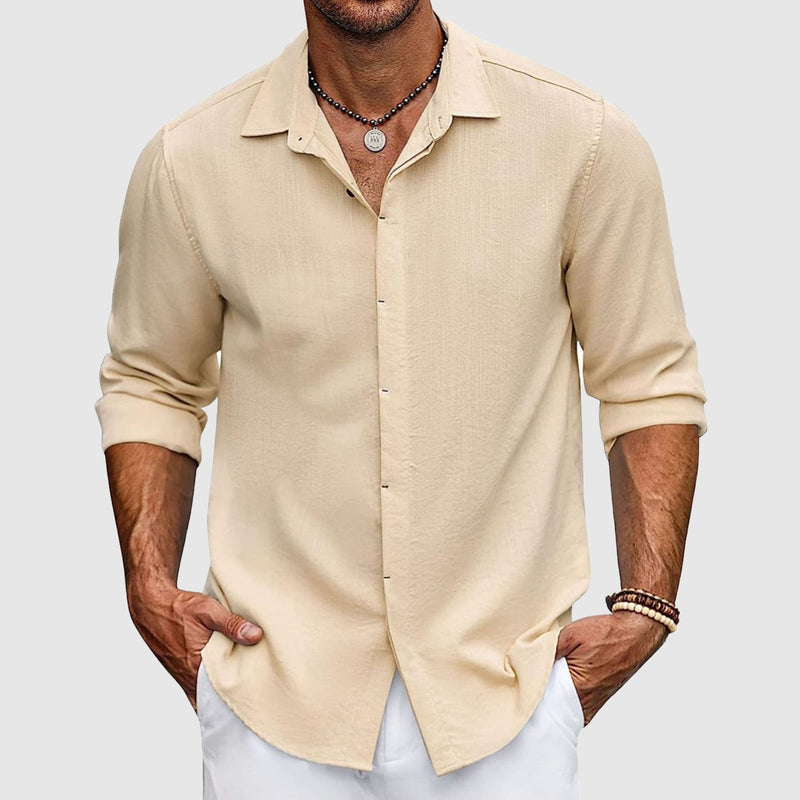 Camisole masculine de manga longue et élégante pour les occasions spéciales