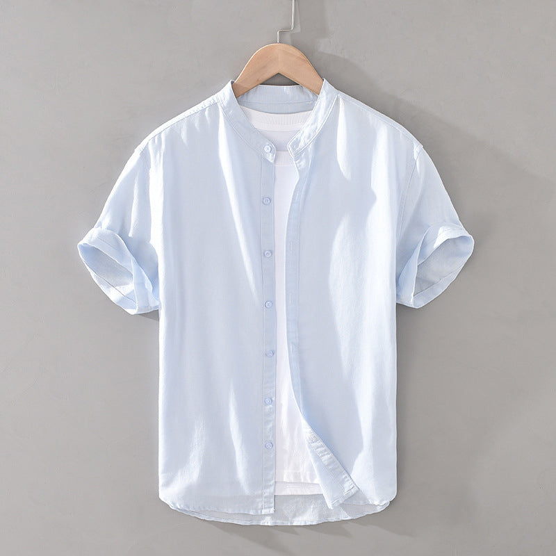 Camisole pour homme avec manches longues et collet classique élégant
