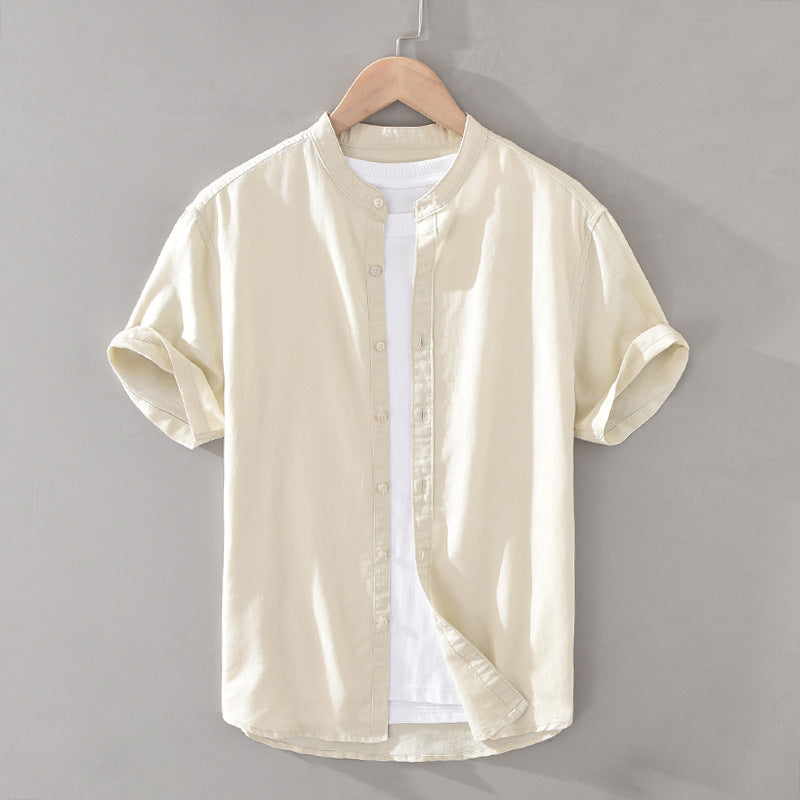 Camisole pour homme avec manches longues et collet classique élégant