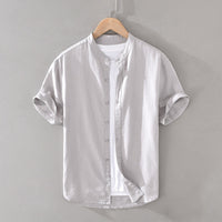 Camisole pour homme avec manches longues et collet classique élégant