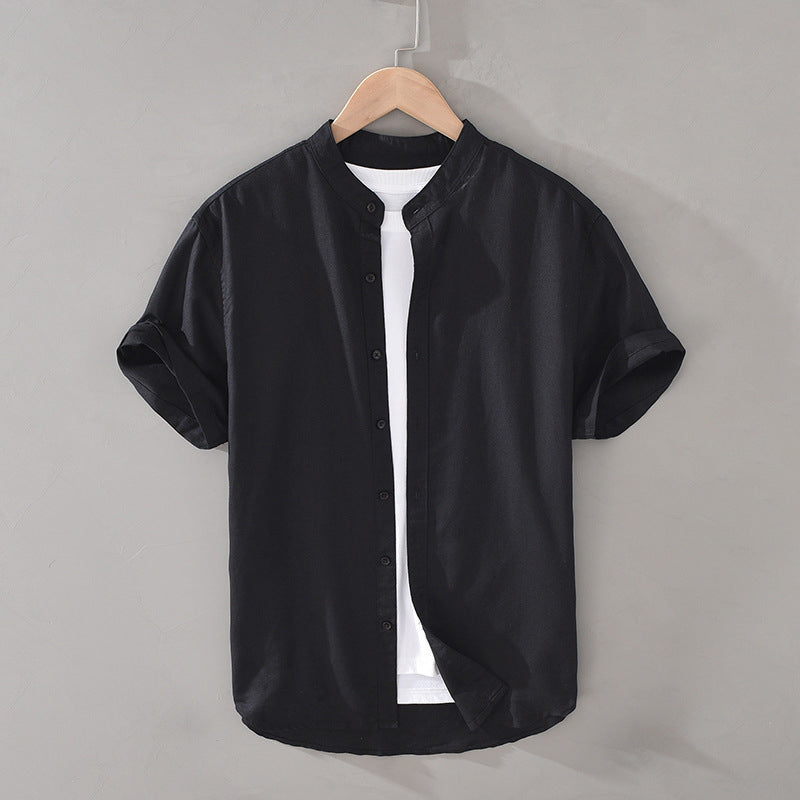 Camisole pour homme avec manches longues et collet classique élégant