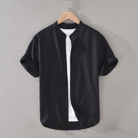Camisole pour homme avec manches longues et collet classique élégant
