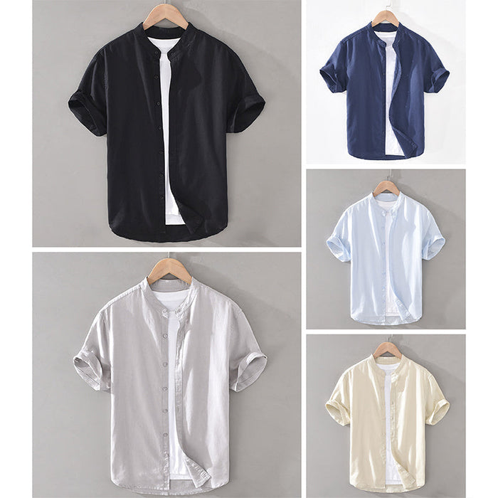 Camisole pour homme avec manches longues et collet classique élégant