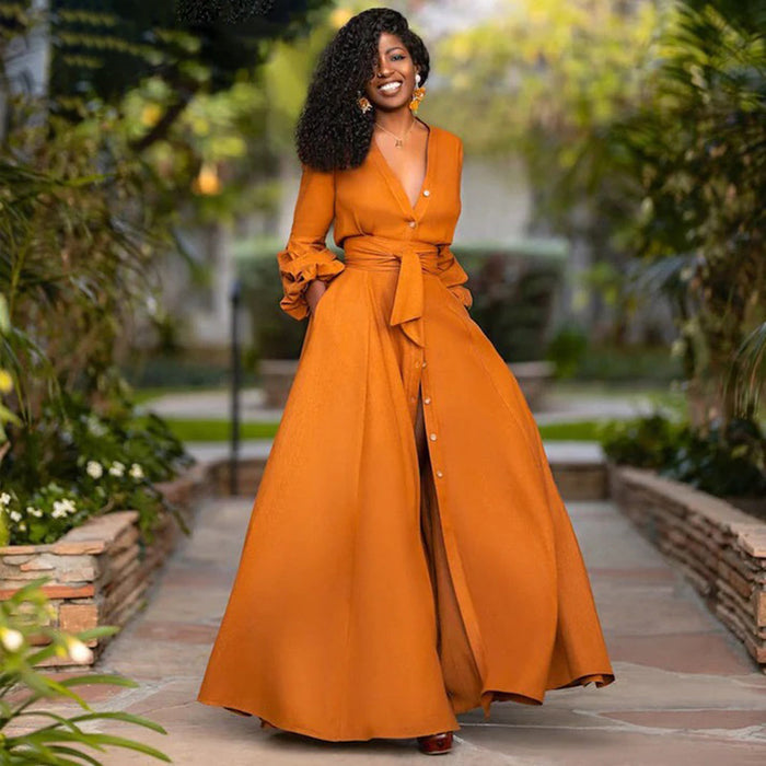 Lavera - Robe longue d'été pour femmes pour un look élégant et confortable