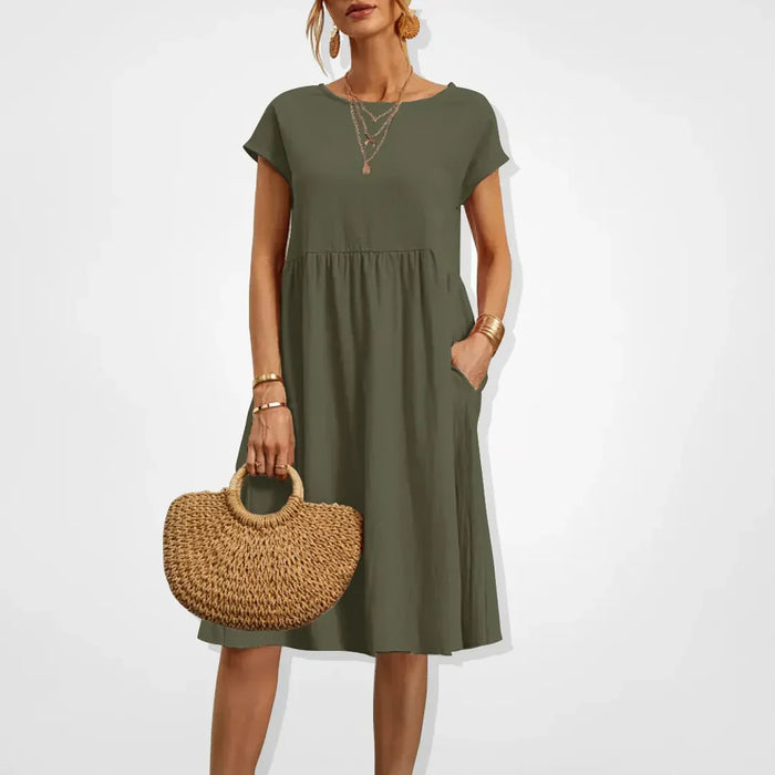 Chic Sommerkleid | Bequemer and Eleganter Stil | Leicht und Atmungsaktiv für Perfekten Komfort