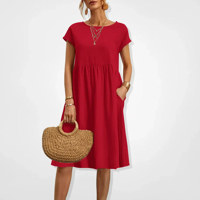 Chic Sommerkleid | Bequemer and Eleganter Stil | Leicht und Atmungsaktiv für Perfekten Komfort
