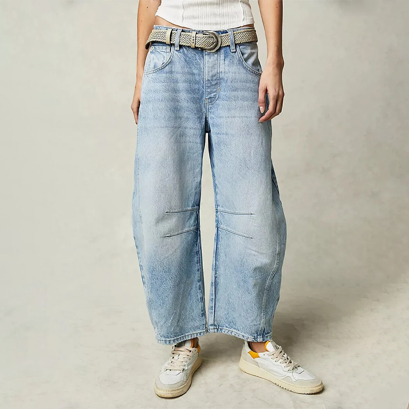 Pantalon large élégant et souple - Pantalon décontracté pour femmes à la pointe de la mode