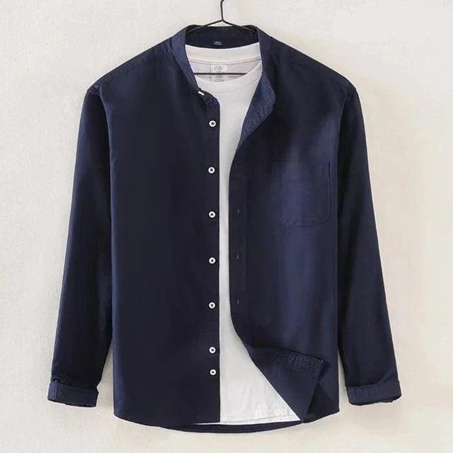 Camisole pour homme à col haut avec étiquette moderne et classique