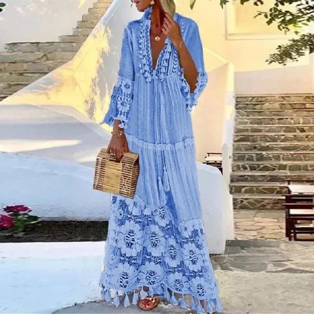 Robe longue élégante et chatoyante - Sunny