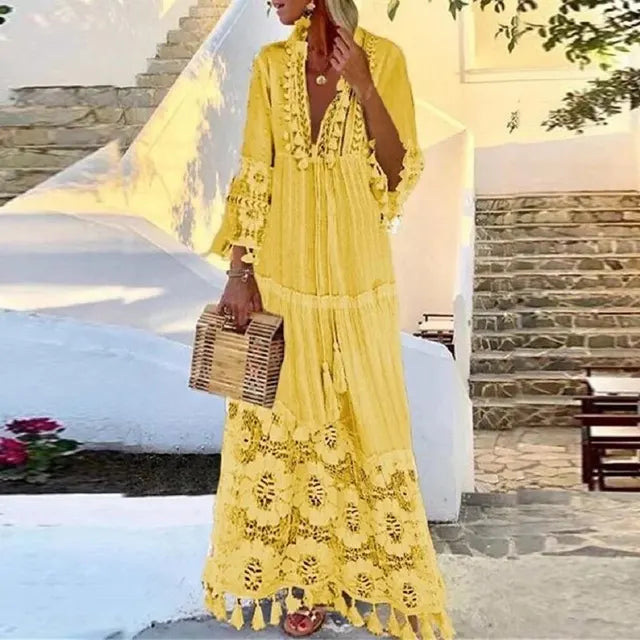 Robe longue élégante et chatoyante - Sunny