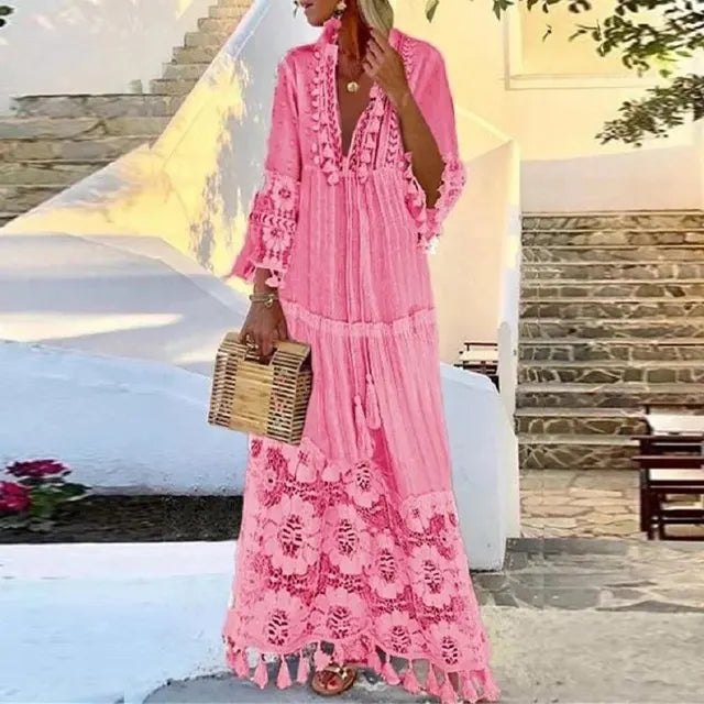 Robe longue élégante et chatoyante - Sunny