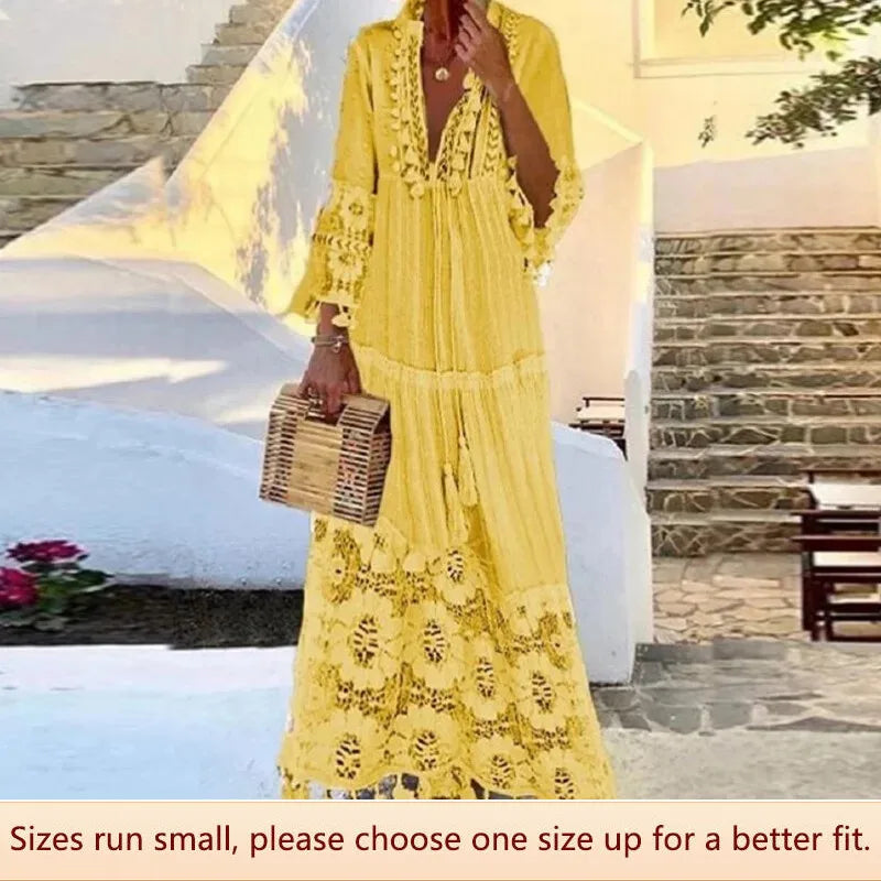 Robe longue élégante et chatoyante - Sunny