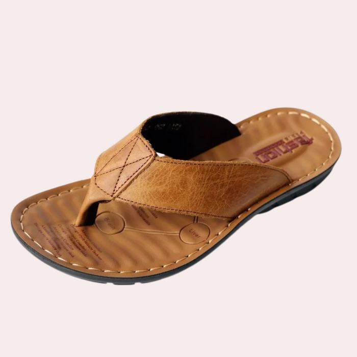 Lowell - Chaussons en cuir élégants pour hommes