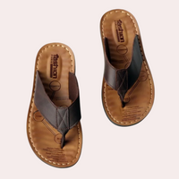 Lowell - Chaussons en cuir élégants pour hommes