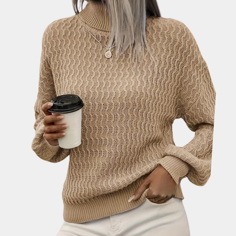 Loisa Elegant Women's Turtleneck pour un look élégant et confortable