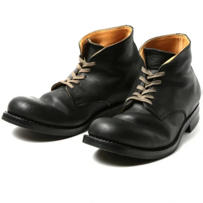 MARTIN - Bottes à talons en cuir pour hommes pour un look élégant