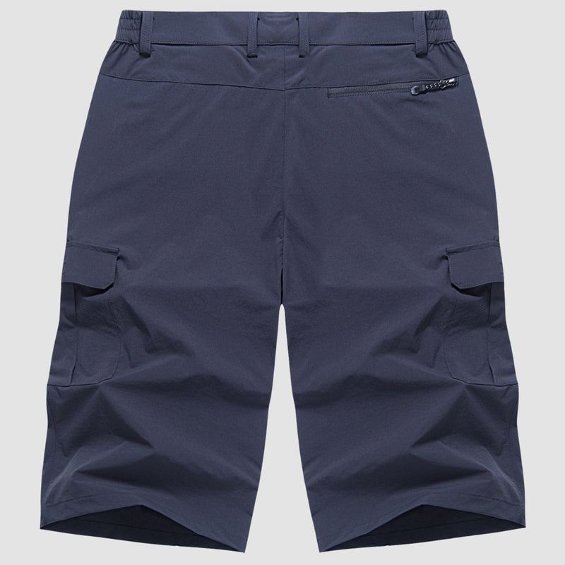 Short d'extérieur pour hommes avec poches multifonctionnelles pour une marche confortable