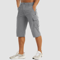 Short d'extérieur pour hommes avec poches multifonctionnelles pour une marche confortable