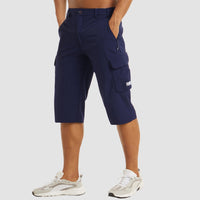 Short d'extérieur pour hommes avec poches multifonctionnelles pour une marche confortable