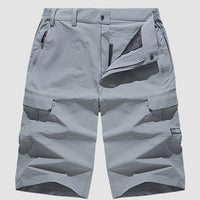 Short d'extérieur pour hommes avec poches multifonctionnelles pour une marche confortable